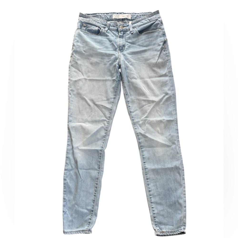 Signature by Levi Strauss Blue Straight Leg skinny Jeans